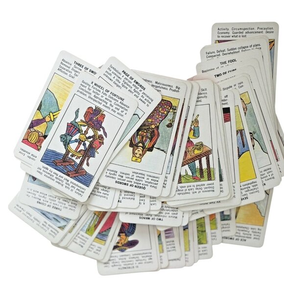 Starter Tarot Deck 78 Cards Upright & Reversed Meanings – Beginner Friendly - Picture 2 of 7